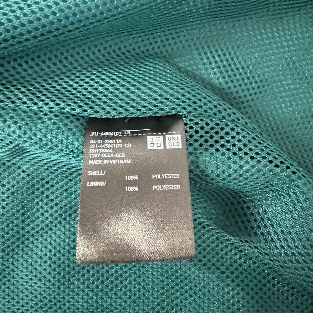 Uniqlo Coach Jacket - Unisex XS - Green - Picture 8 of 8